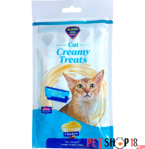 Super Bite Cat Lickable Creamy Treats Chicken 75 Gm